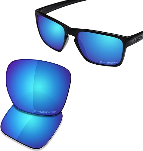Miniatura 2 de SAUCER Lentes de repuesto prémium para gafas de sol Oakley Sliver XL OO9341 Sliver XL Low Bridge Fit OO9346