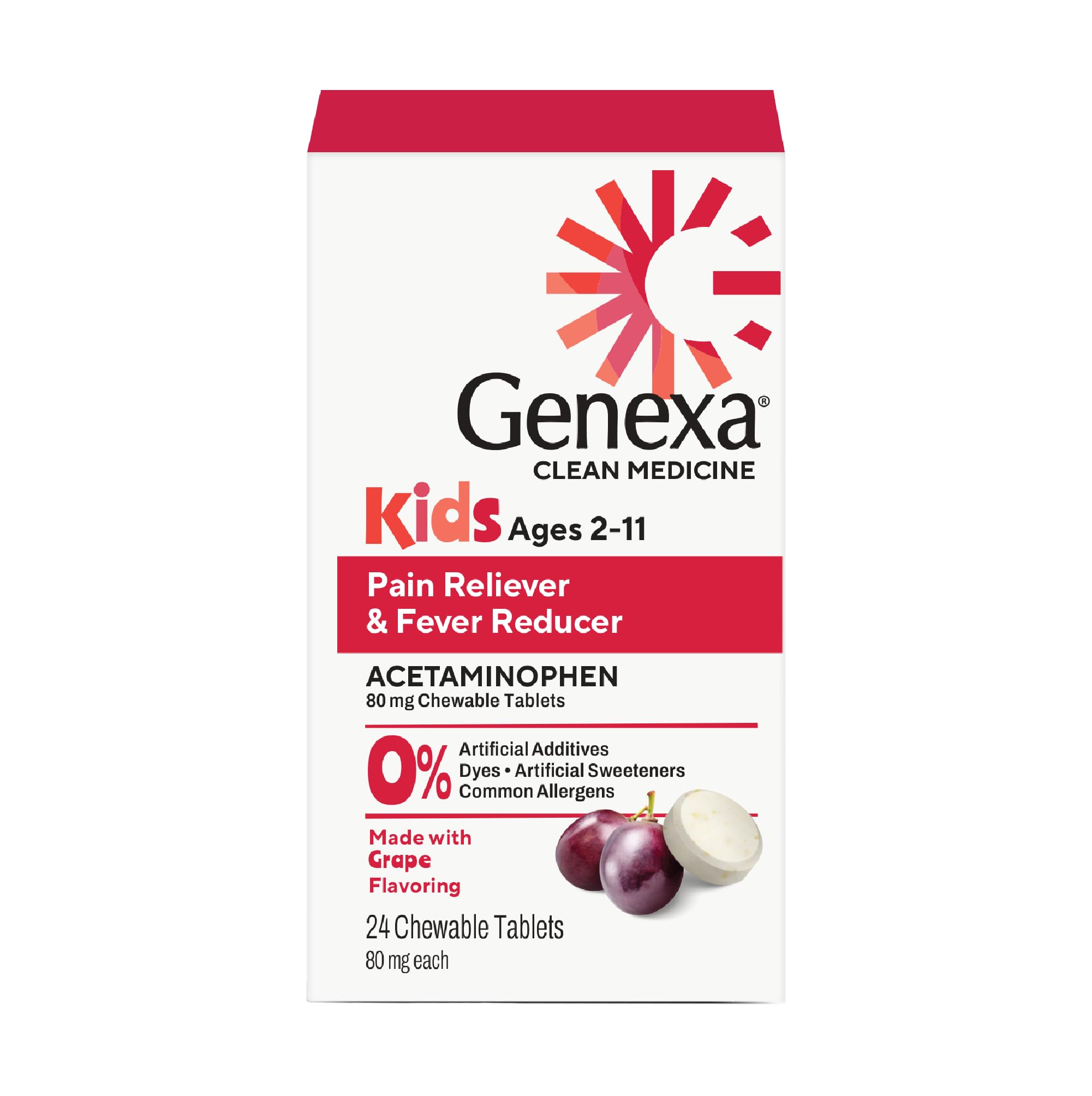 Amazon.com: Genexa Kids' Pain and Fever Reducer | Childrens