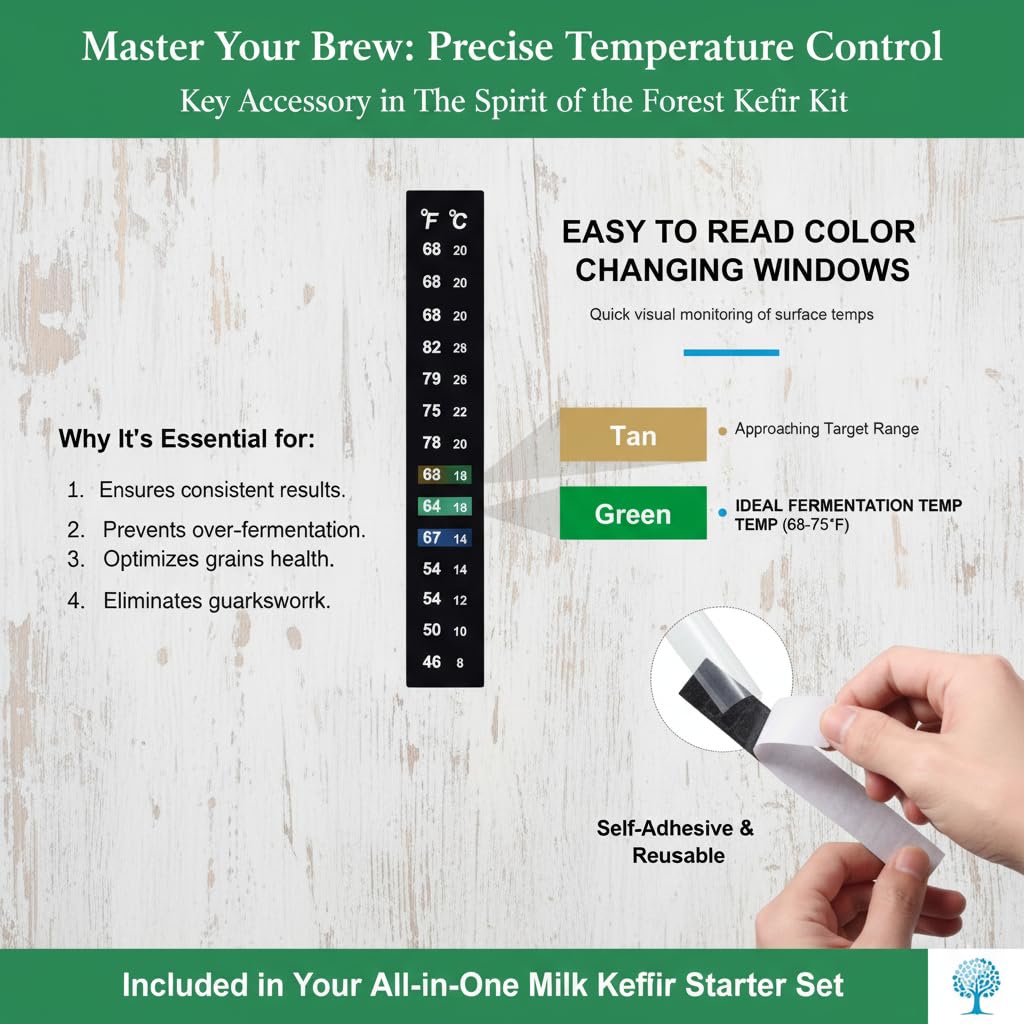 Original Milk Kefir Lebanese Starter COMPLETE SET w/ Grains - Active Probiotic Starter Cultures Easy Care Culture Bulgaros De Leche Reusable NO Loss Of Nutrients Natural, Non GMO, Gluten Free HomeMade