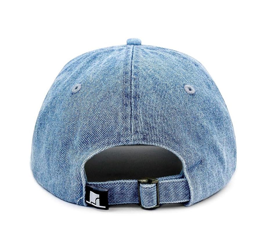 Image of Cotton Baseball Cap Dad Hat - Washed Low Profile Adjustable Hat for Men Women Casual Outdoor Running Golf