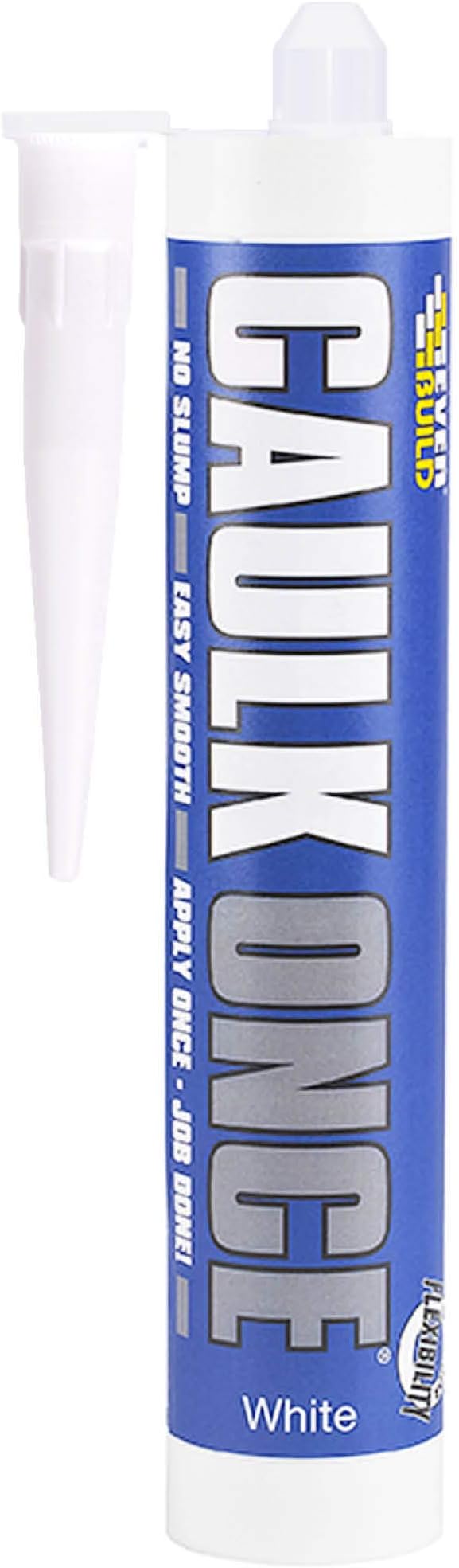 Everbuild Caulk Once Premium Quality Acrylic Caulk – Highly Flexible ...