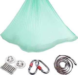 5ｍ×2.8ｍ エアリアルヨガ専用 ハンモック フルセット 空中ヨガ ハンモック エクササイズ フィットネス