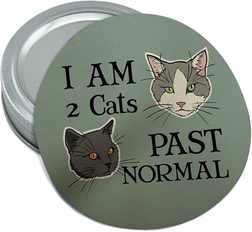 Two Cats Past - Abridor de tapa de goma redondo normal antideslizante