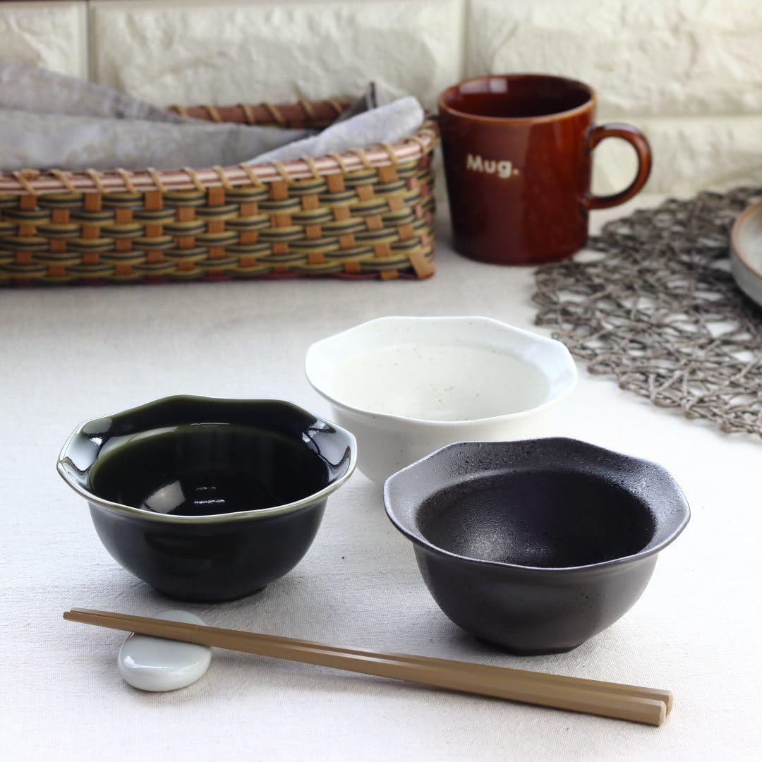 Amazon.co.jp: cerapockke 美濃焼八角小鉢 12cm 黒茶 : ホーム＆キッチン