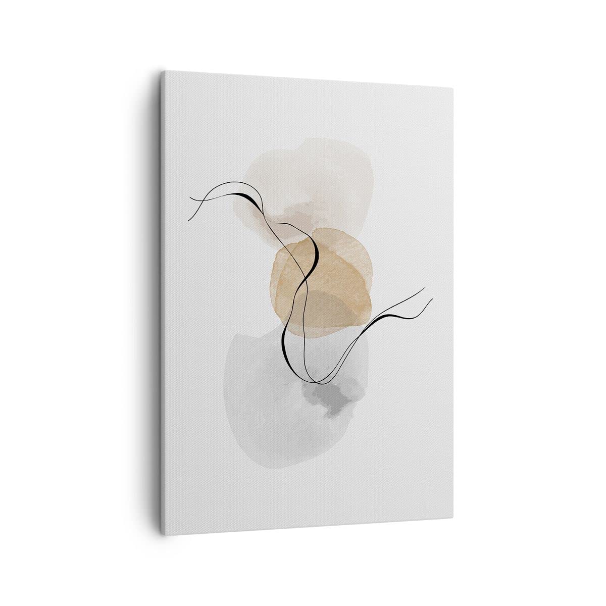 Lienzos decorativos Abstracto Minimalista Acuarela Cuadro Sobre Lienzo Moderno Vertical 50x70cm Cuadros Decoracion Salon Dormitorio Cocina Cuadros Pared Imágenes Wall Art Prints Decor PA50x70-4827