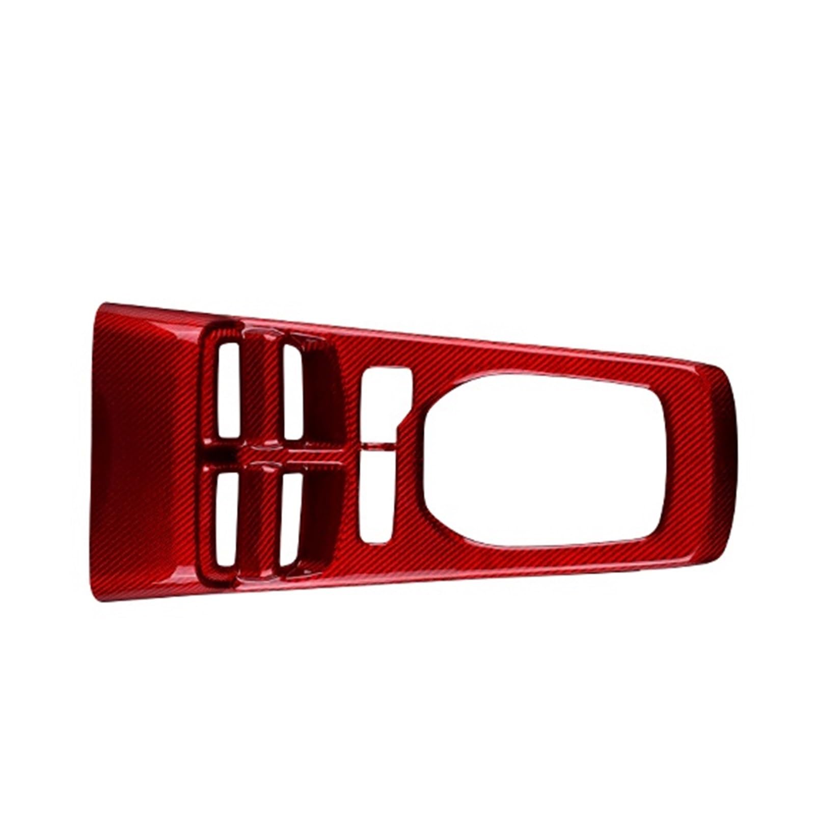 Car Trim Interior for Chevrolet for Camaro 2010-2015 Automatic Interior Trim Car Gear Shift Panel Sticker Interior Mouldings(LHD RHD Red)