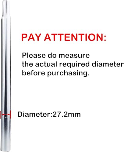 Miniatura 3 de ZUKKA Tija de sillín de bicicleta 25.427.21.126 x13.780 in aleación de aluminio bicicleta sillín bicicleta montaña sillín carretera bicicleta sillín