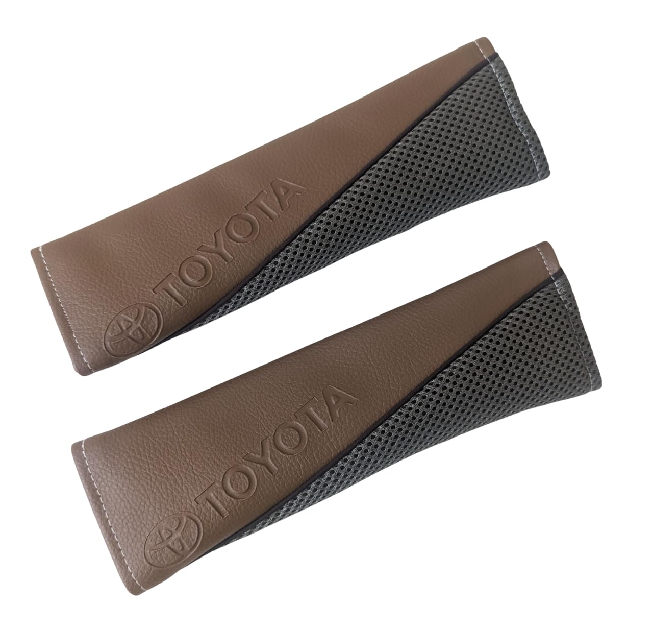 SPシートパッド/Seat Pad ダークブラウン Amazon | トヨタ 純正 シートベルトパッド スポーツタイプ 輸出仕様 2
