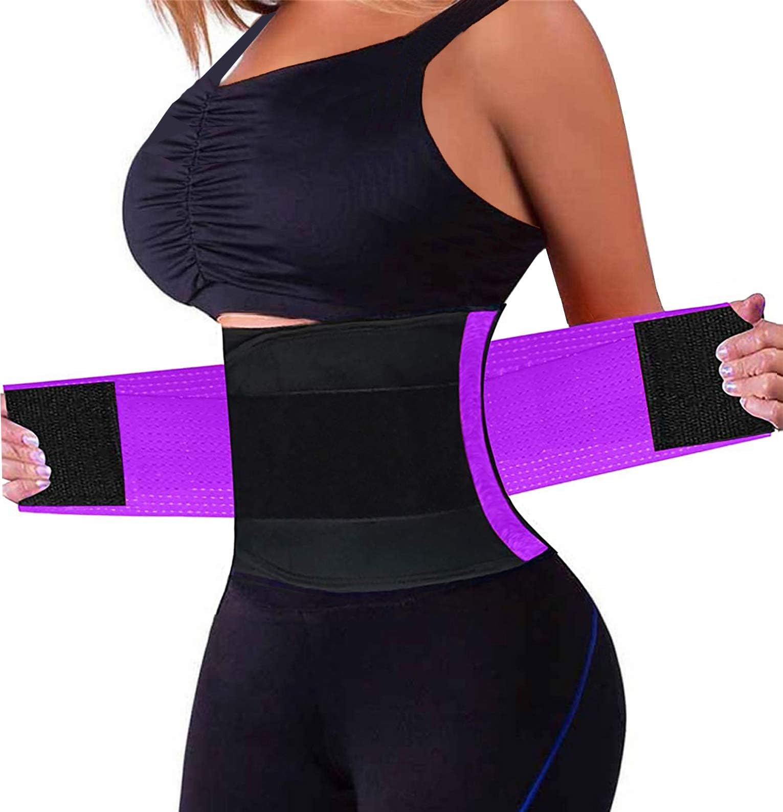 Waist Trainer Belt for Women & Man - Waist Cincher Trimmer Weight Loss Ab Belt - Slimming Body Shaper Belt