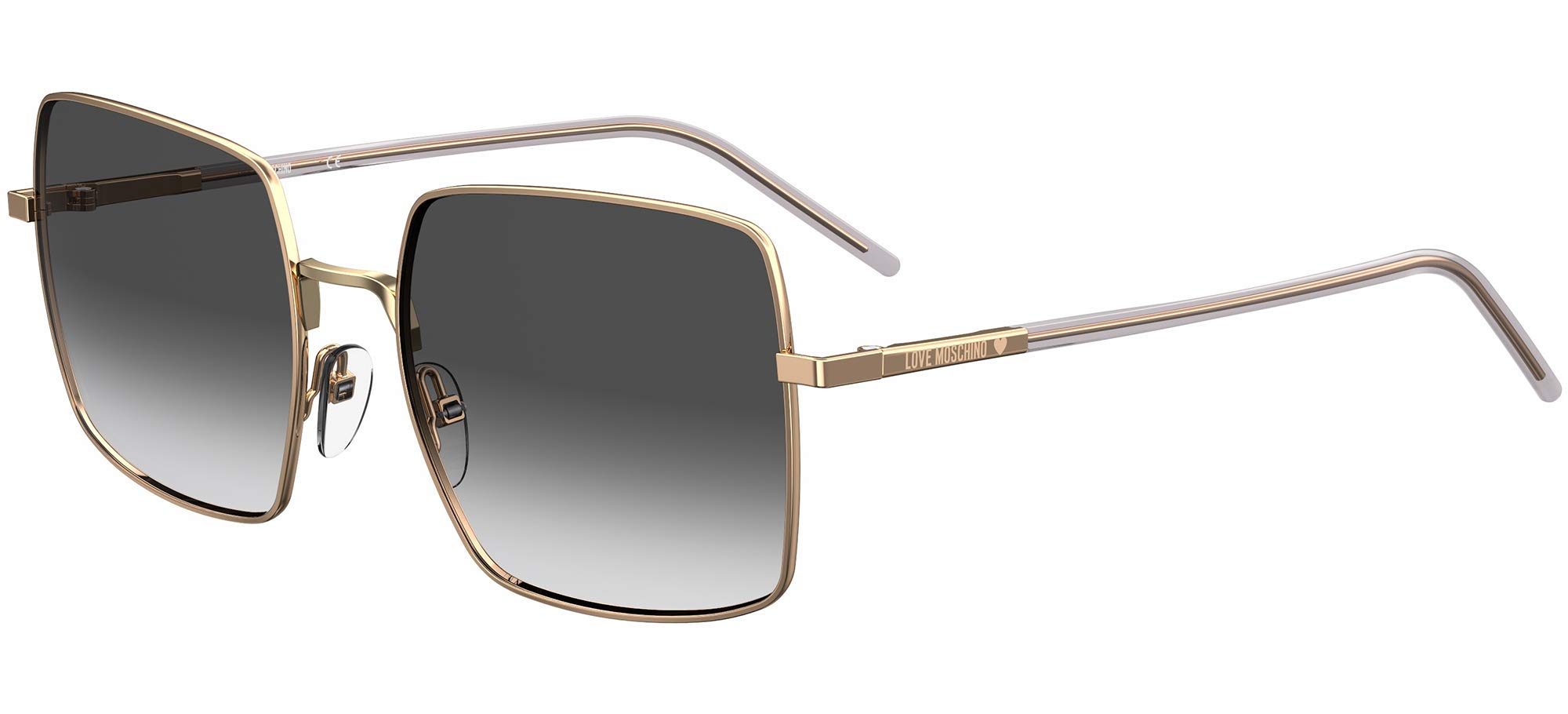 Moschino Love Mol022/s Sunglasses, 000/9O Rose Gold, 28