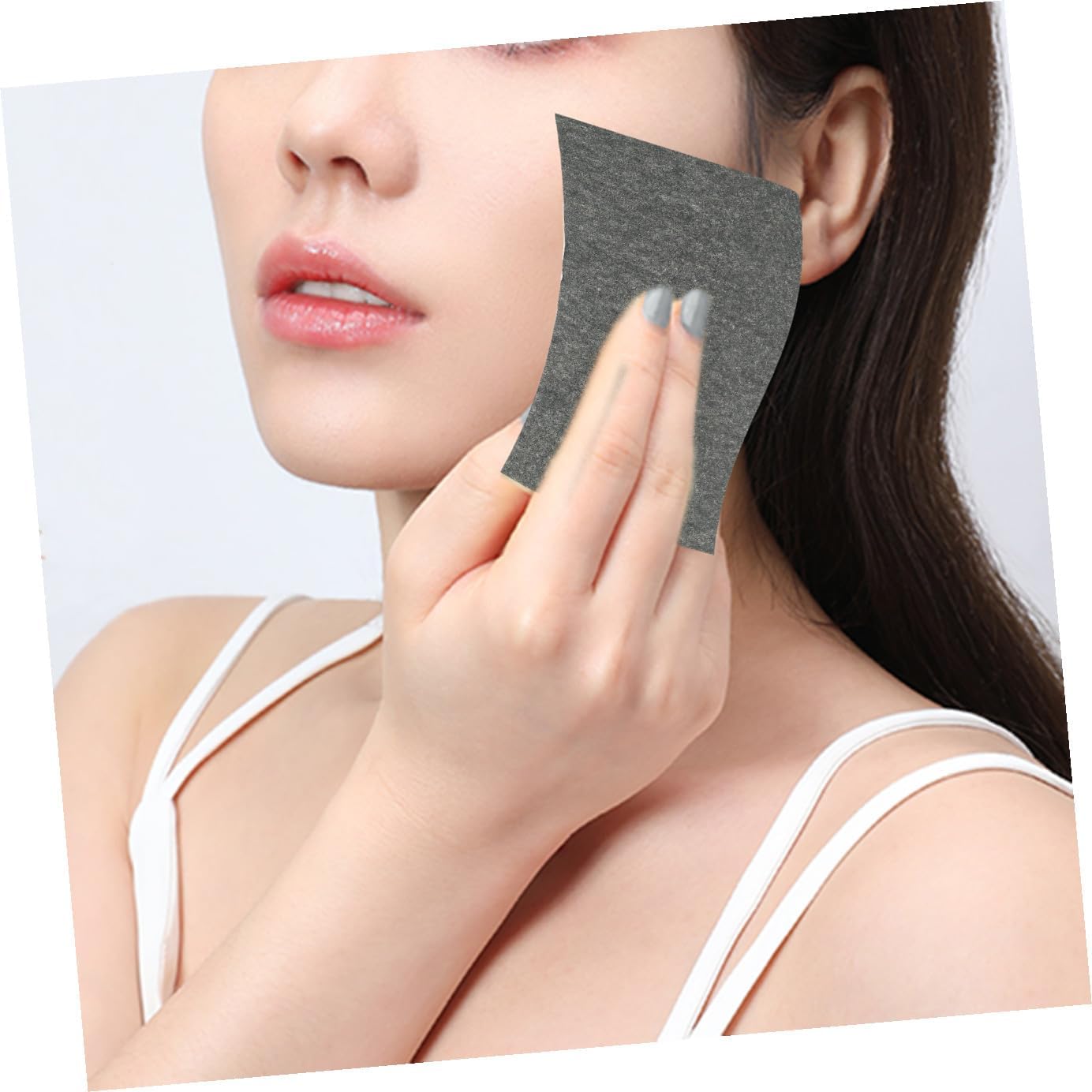 Generic Charcoal Facial Oil Absorbing Sheets, 2 Sets 200 Pieces, Blotting Paper for Oily Skin, Skin Care Face Cleaning Tissue for Makeup and Oil Control