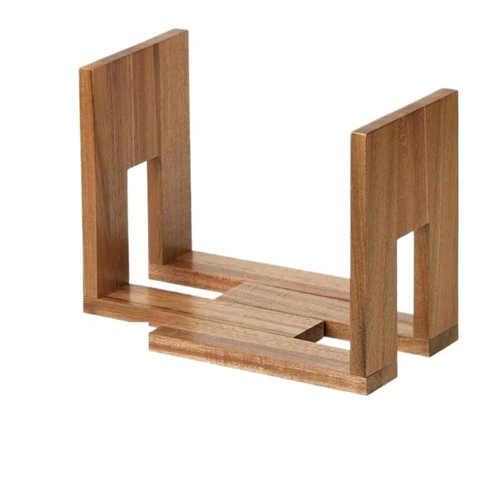 Calle Libro Decorativo para estantes Wooden Holder Expandable