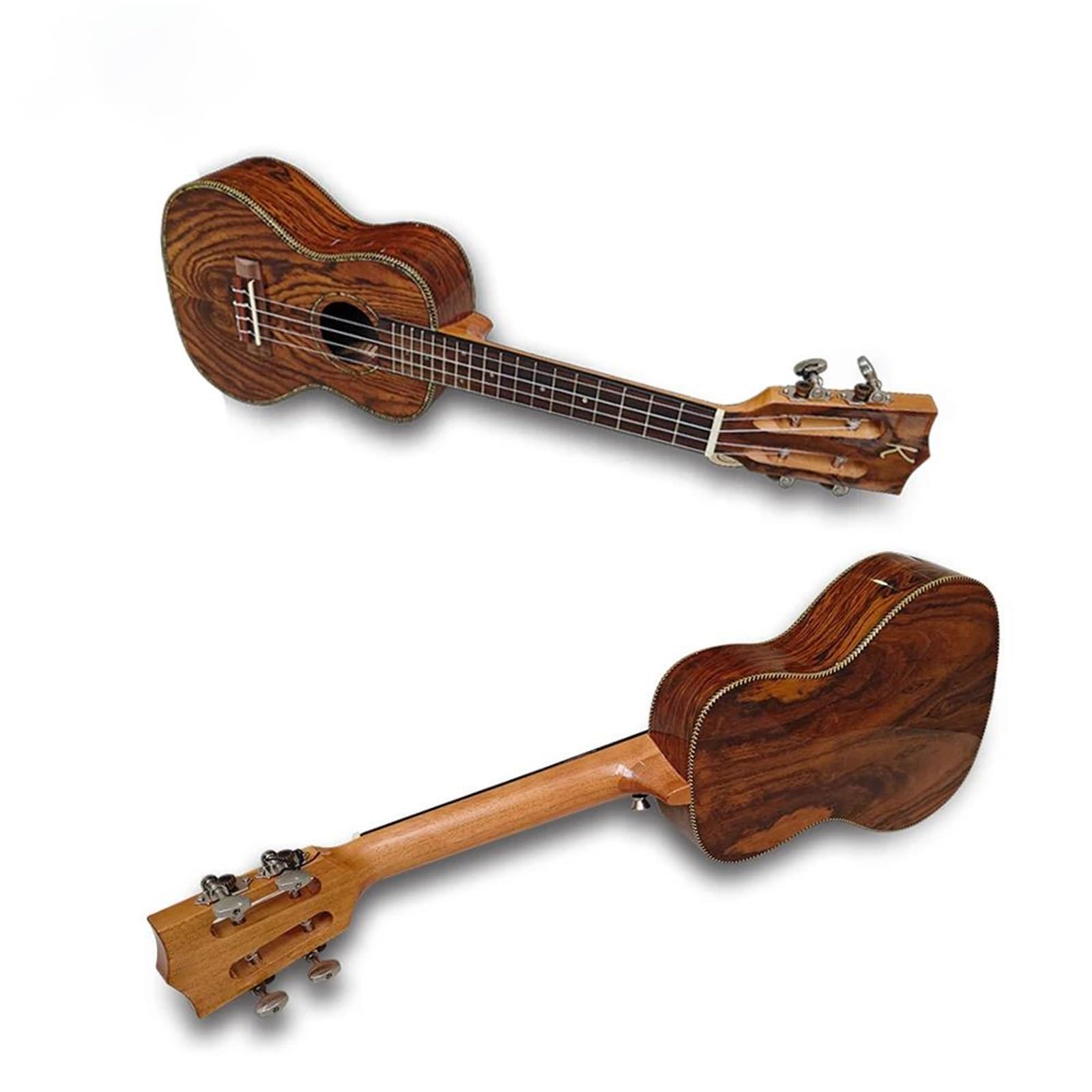 Drewniana Mała Gitara Brązowa Koncertowa/tenorowa Ukulele Ukulele Set(Tenor)