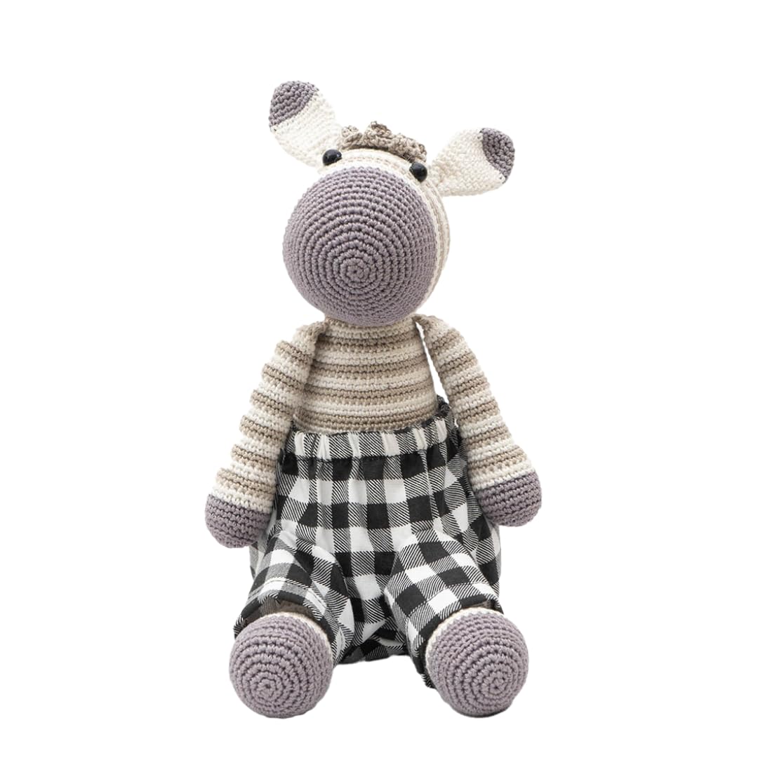 Happy Threads | Dash,Cute Crocheted Zebra, 9 inches, Soft Toy for All Ages (B0CXXN37FJ) Amazon Price History, Amazon Price Tracker