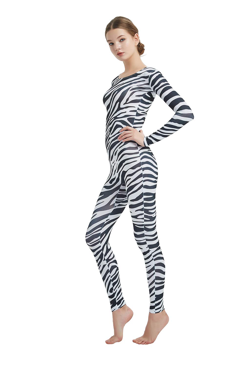 Full Bodysuit Damen Einteiler Einteiler Spandex Zentai Einteiler