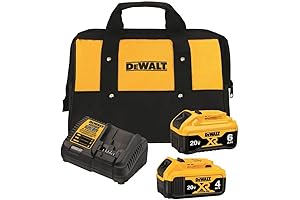 DEWALT DCB246CK 20V MAX XR Lithium-Ion Batteries and Fast Charger Starter Kit