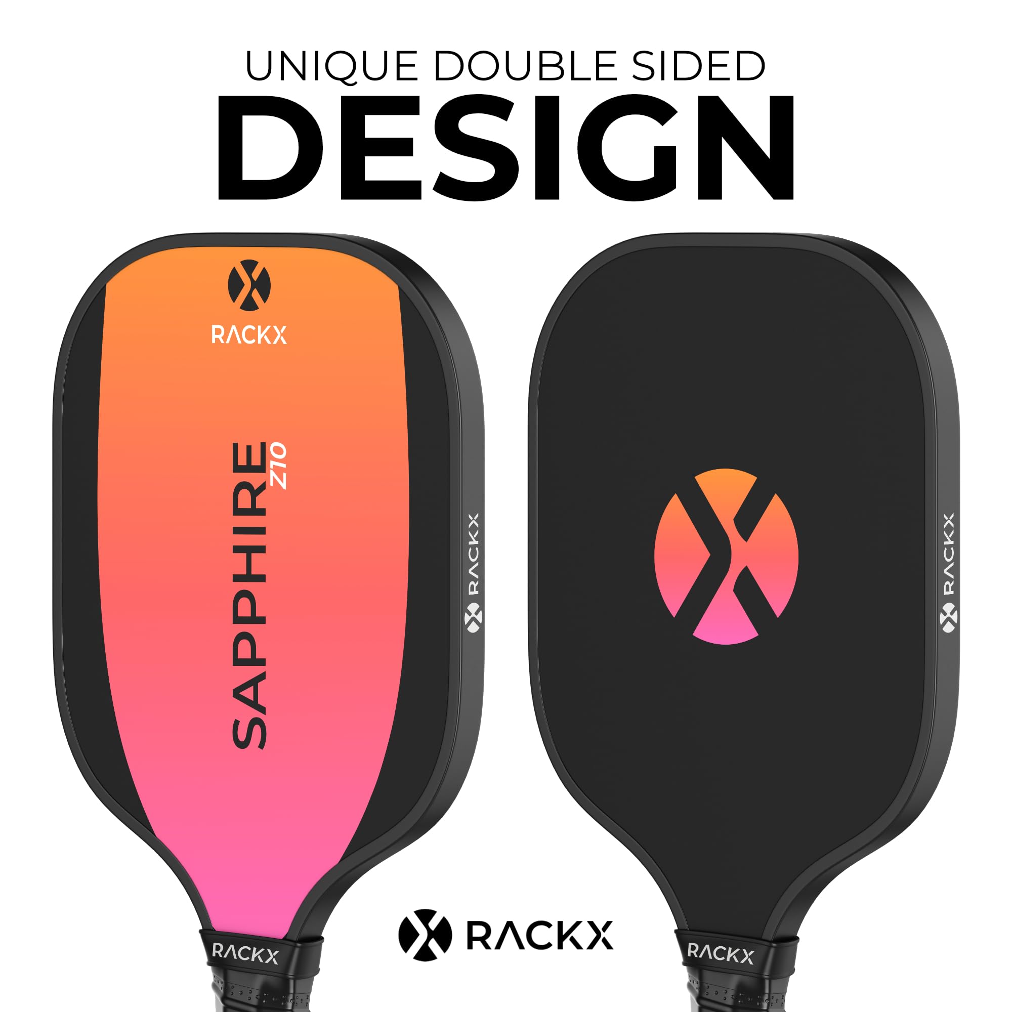 Sapphire Z10 Pickleball Paddle – Ultraleichtes Carbon mit robustem Kantenschutz