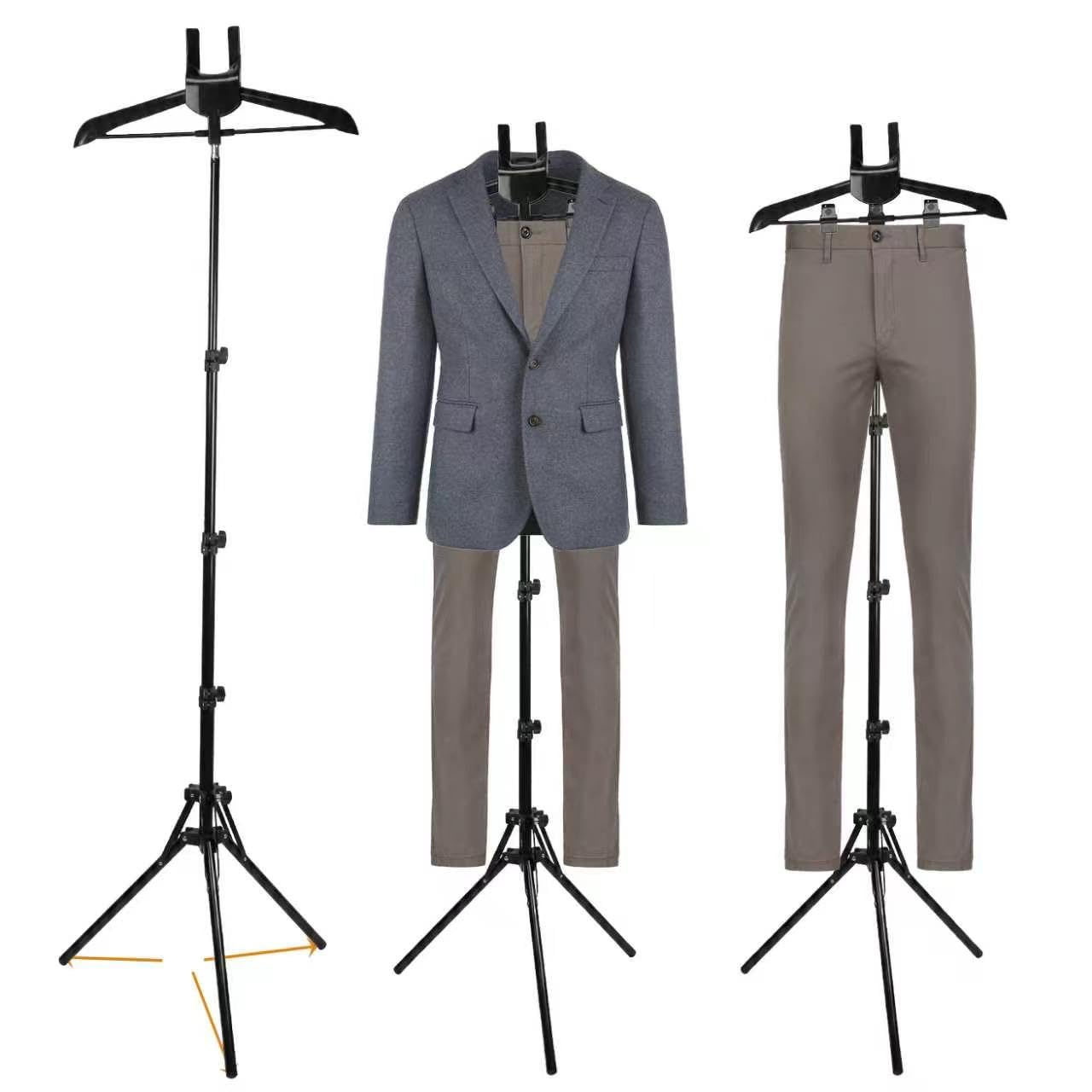 TOEVE Adjustable Shirt Display Stand, 32-65 inch T Shirt Display for Adult, Portable Hanging Clothes Display, Hanger Rack for Retail, Boutique, Vendors, Trade Shows, Store, Events -Patent