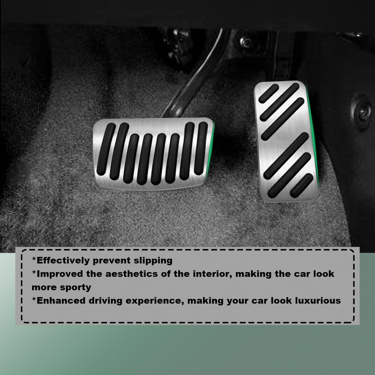 Rxmgf Red Brake & Gas Pedal Covers For Kia Models - Anti-Slip Protection For Sedona, Seltos, Niro & Forte