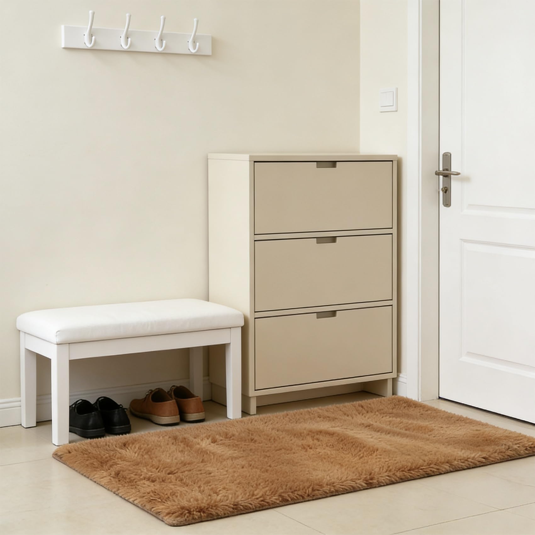 Tapis Salon Moelleux Marron pour Créer une Ambiance Cosy à la Maison