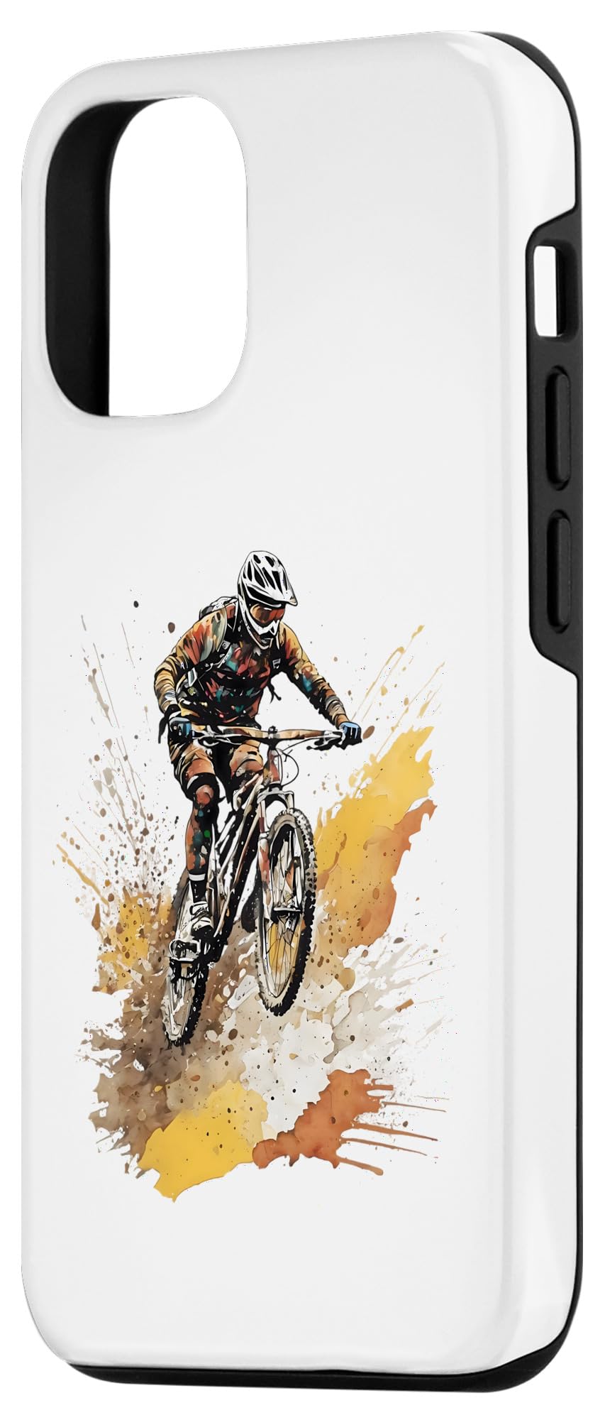 Mountain Bike MTB Downhill E-Bike Cyclist Case for iPhone 13 - Image 2