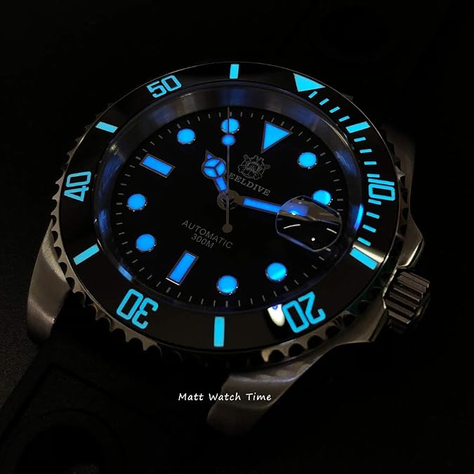 SteeldiveAU Steeldive SD1953 Diving Watch, SUB (Hulk) 2020 ver, NH35, AR Sapphire, Lume, Green, 300m Diver, BNIB