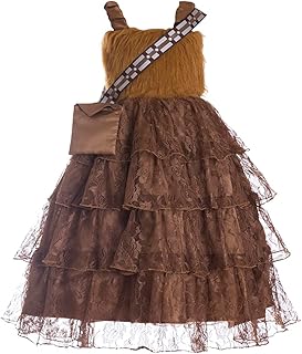 Brown Faux Fur Inspired Chewbacca Tutu Dress - Halloween Costume, Chewie Furry Tutu - Buy now
