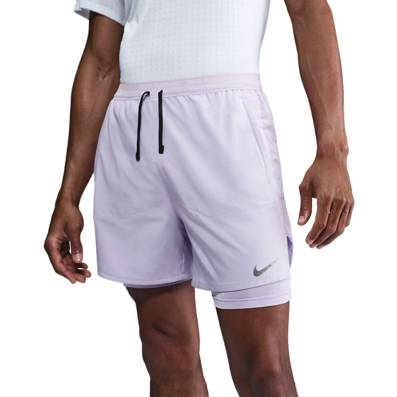 Nike - Nike Stride Dri-Fit Hybrid-laufshorts für Herren (Ca. 12,5 Cm), Pantaloncini da Corsa ibridi Uomo