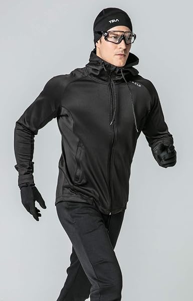 [テスラ] スカルキャップ ヘルメット インナーキャップ 防寒 フリース裏起毛 メンズ レディース [伸縮性・保温・吸汗速乾] 秋冬用 バイク ランニング スポーツ ビーニー 帽子 - 2