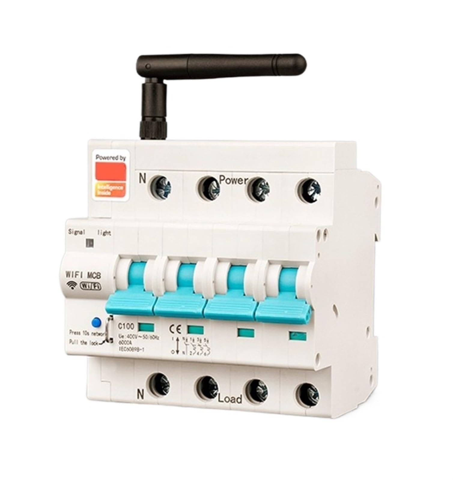 Interrupteur WiFi intelligent automatique triphasé 3P 100A connecté