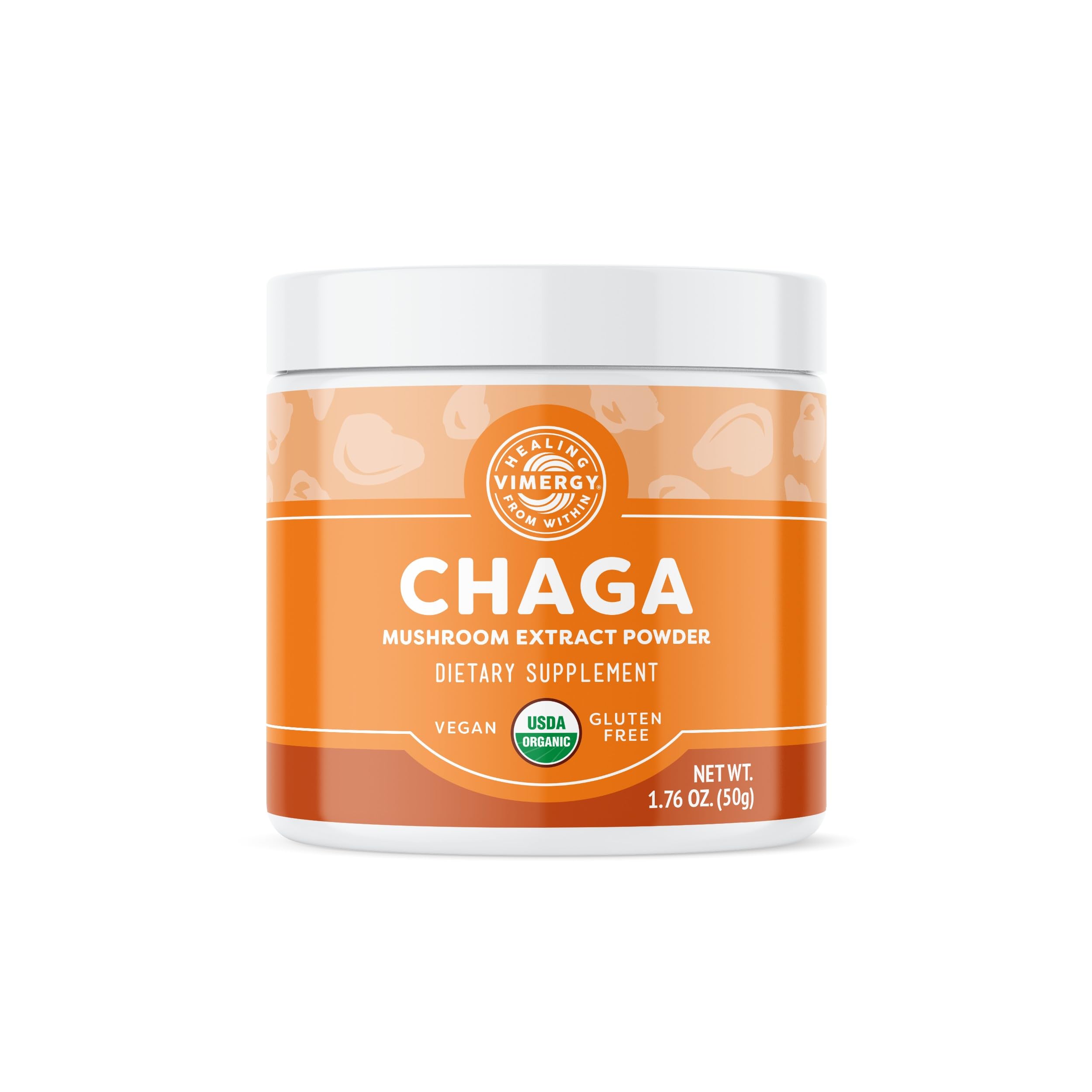 Vimergy Chaga Powder – Superfood Cellular Support* – Benefits Cardiovascular Health* – USDA Certified Organic, Vegan, Gluten-Free – 33 Servings