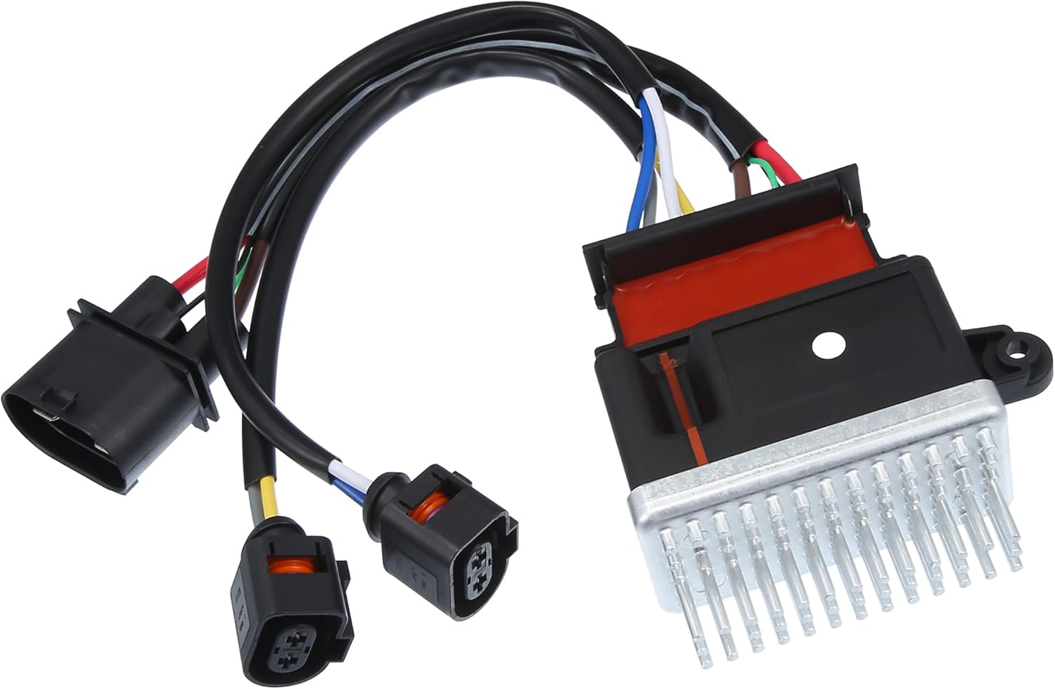 Radiator Engine Fan Control Unit 8K0959501H 8K0959501G - Car Radiator Cooling Fan Control Module - for Audi A4 2009-2016 Metal Silver Tone - 1 Pc