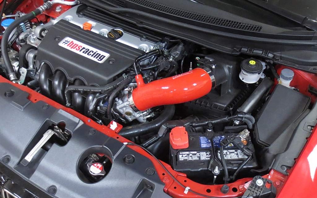 HPS Performance 17838-RED Red Silicone Air Intake Hose (Post MAF Tube), 1 Pack