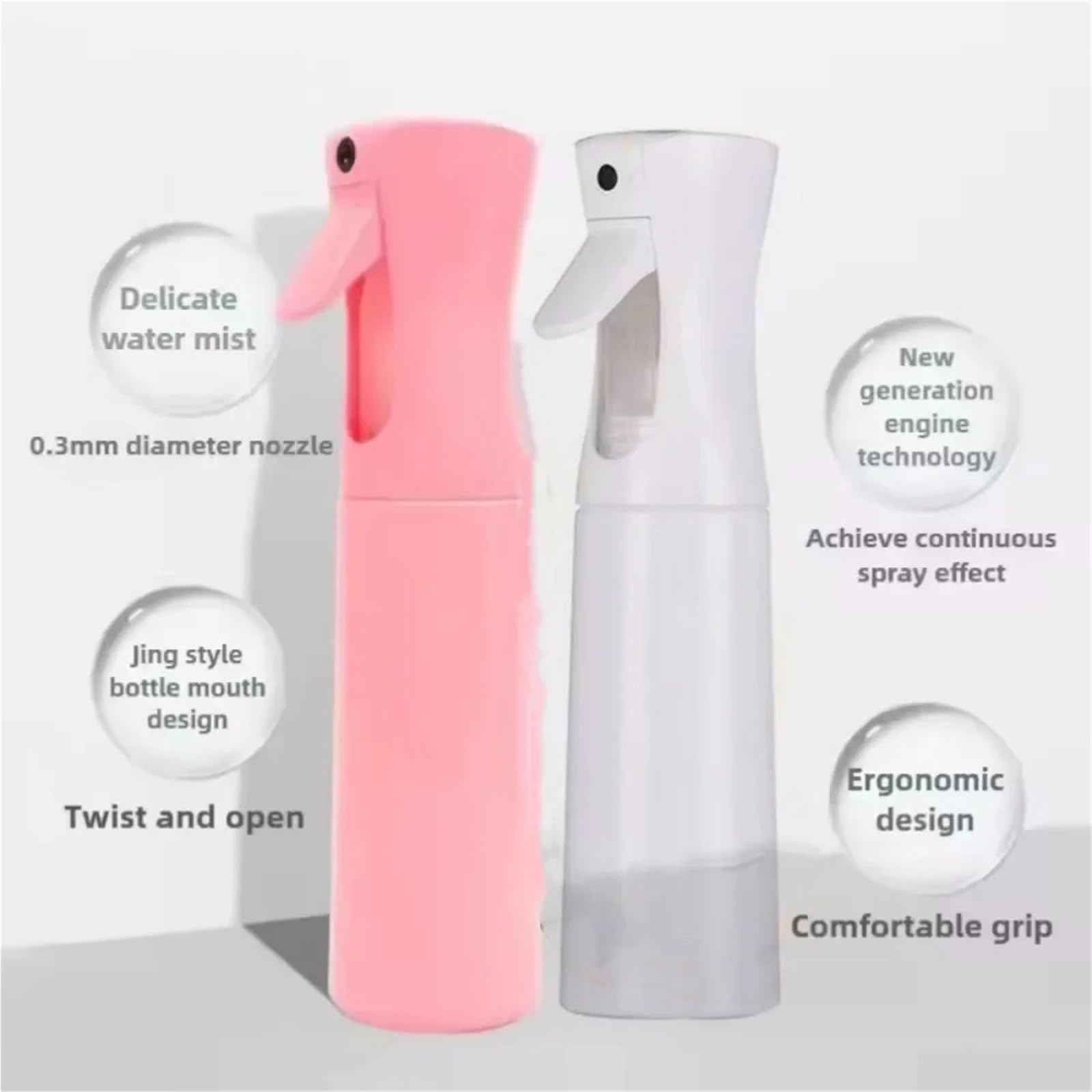 Sprühflasche Hochdruck-Dauernebelsprühflasche | Nachfüllbarer Barber-Sprüher for Bewässerungspflanzen(Blue)
