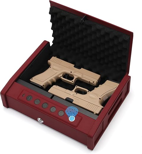 Ultimate Review: Portable Smart Biometric Gun Safe with Fingerprint Scanner & App Control – Secure Your Home & Car!