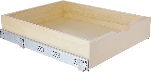 Knape & Vogt Caja de cajones de madera de cierre suave, 5 "x 17.63" x 22"