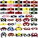 Produktbild Okaytec 44 STK Superhelden Armbänder & Super Masken für Kinder Kinder Masken - Augenmasken Mitgebsel Kinder (22 Stück Masken & 22 Stück Armbänder)