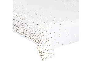 4 Pack Plastic Tablecloths for New Year's Eve