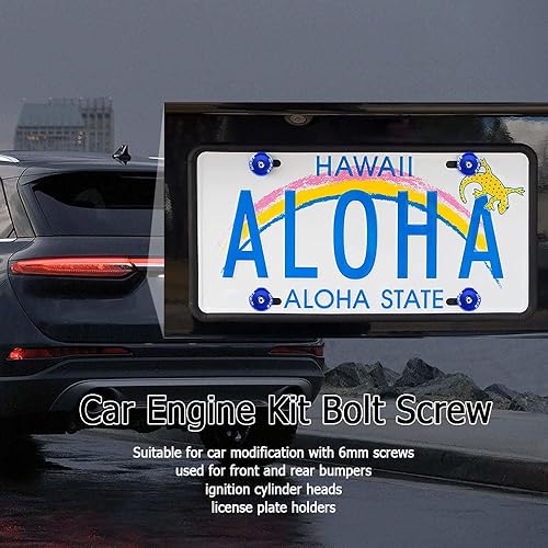 Miniatura 5 de 20 piezas de pernos de arandela de parachoques de defensa, kit de vestimenta de aluminio para arandela de guardabarros, accesorios de arandela de