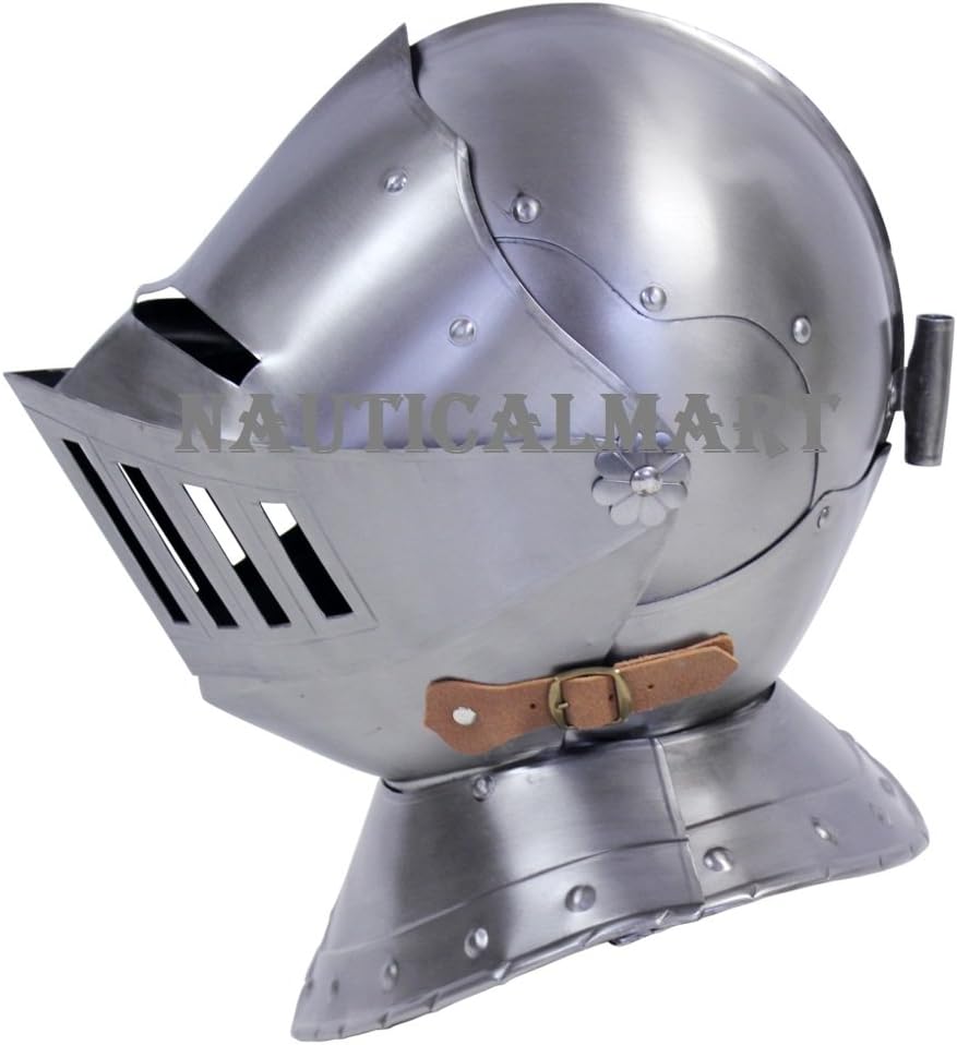 NauticalMart Medieval Close Knight Warrior Armor Helmet