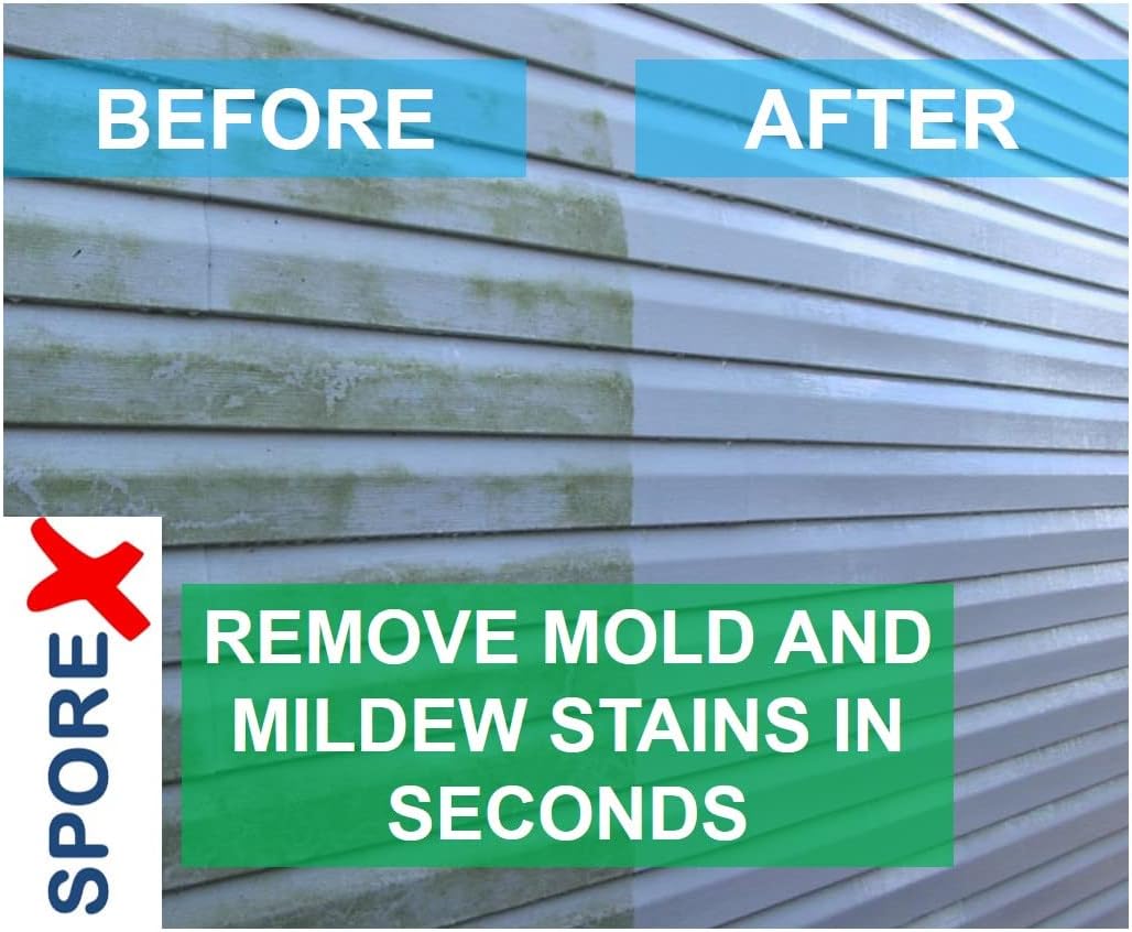 Disinfectant (1 gallon) Eliminate 99.9999% C Difficile Spores, Viruses, Bacteria, Mold and Fungi. One Step Disinfectant. No Toxic Residue. Works with Electric Sprayers