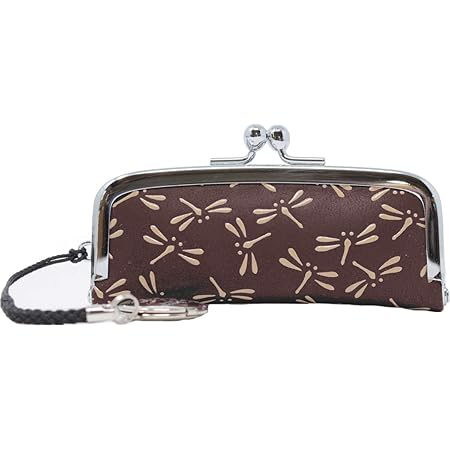 Amazon 印傳屋 印伝 メンズ 男性用 印鑑ケース 印鑑 はんこ ハンコ 入れ がま口 4303 黒 白 直径13 5mm 15mm 日本製 朱肉付き とんぼ 黒 白 個人用印鑑 文房具 オフィス用品