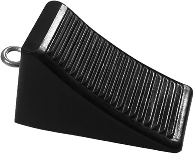 Moageme Wheel Chocks With Handle, Heavy Duty Rubber Wedge For Front And Back Tires, Premium Anti-Slip Chock Block For Camper, Trailer, RV, Truck, Cars