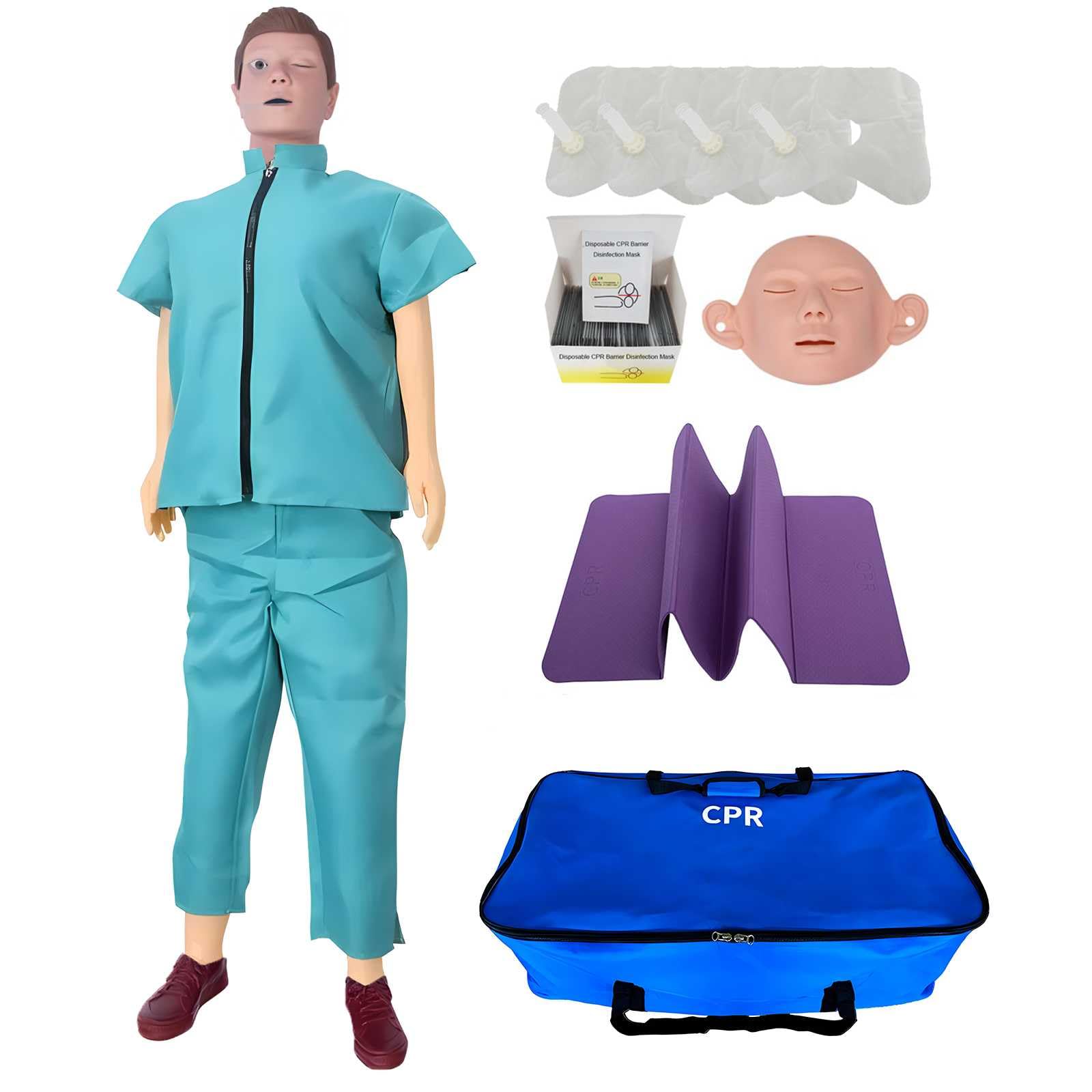 Poupée de réanimation 160 cm pour simuler les urgences en entreprise et club