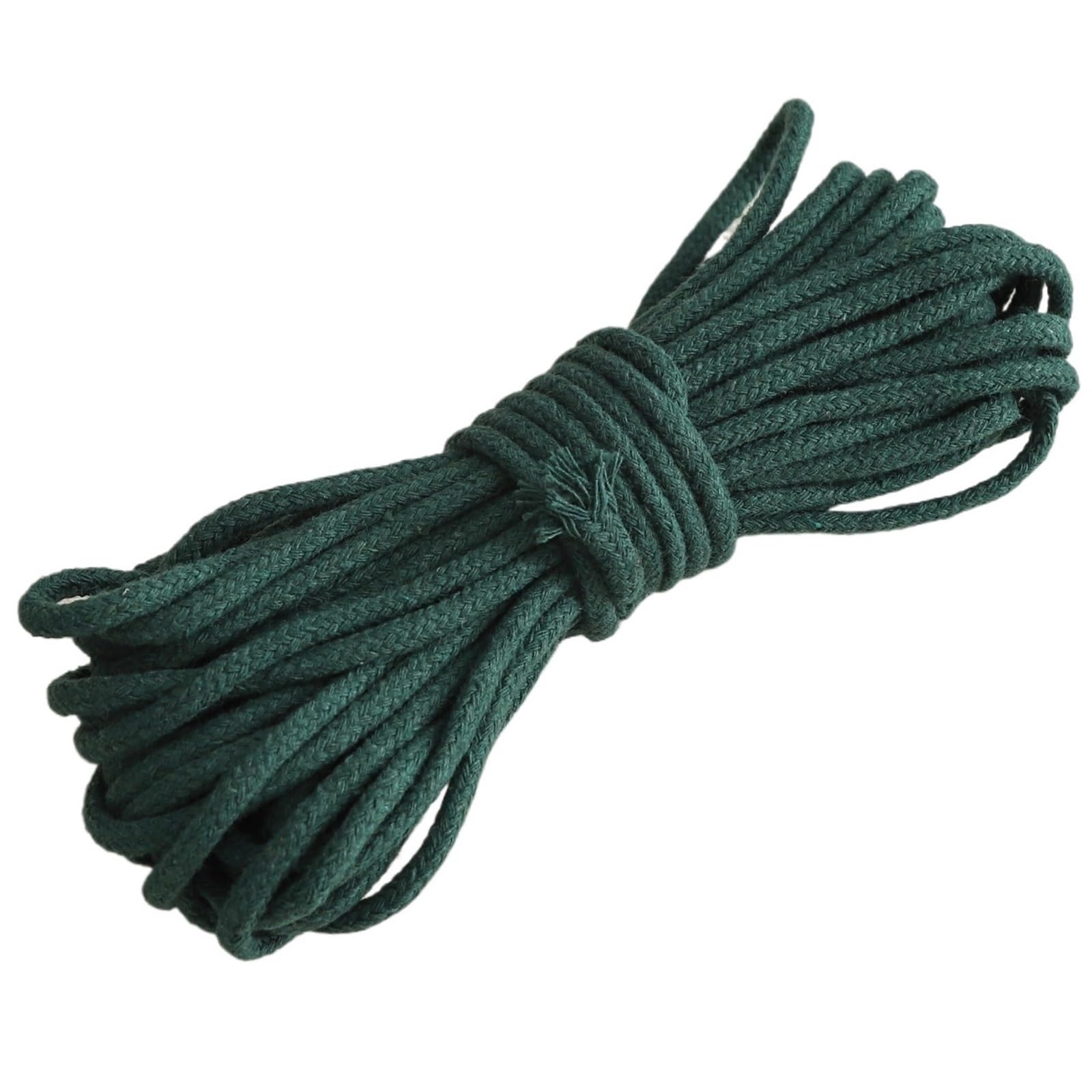 Cotton Macrame Cord 3.0mm 10m Braided Cotton Cord Multi-use Rope for DIY Tapestry Clothing Sewing Craft Projects Handicraft Home Supplies(Color28)