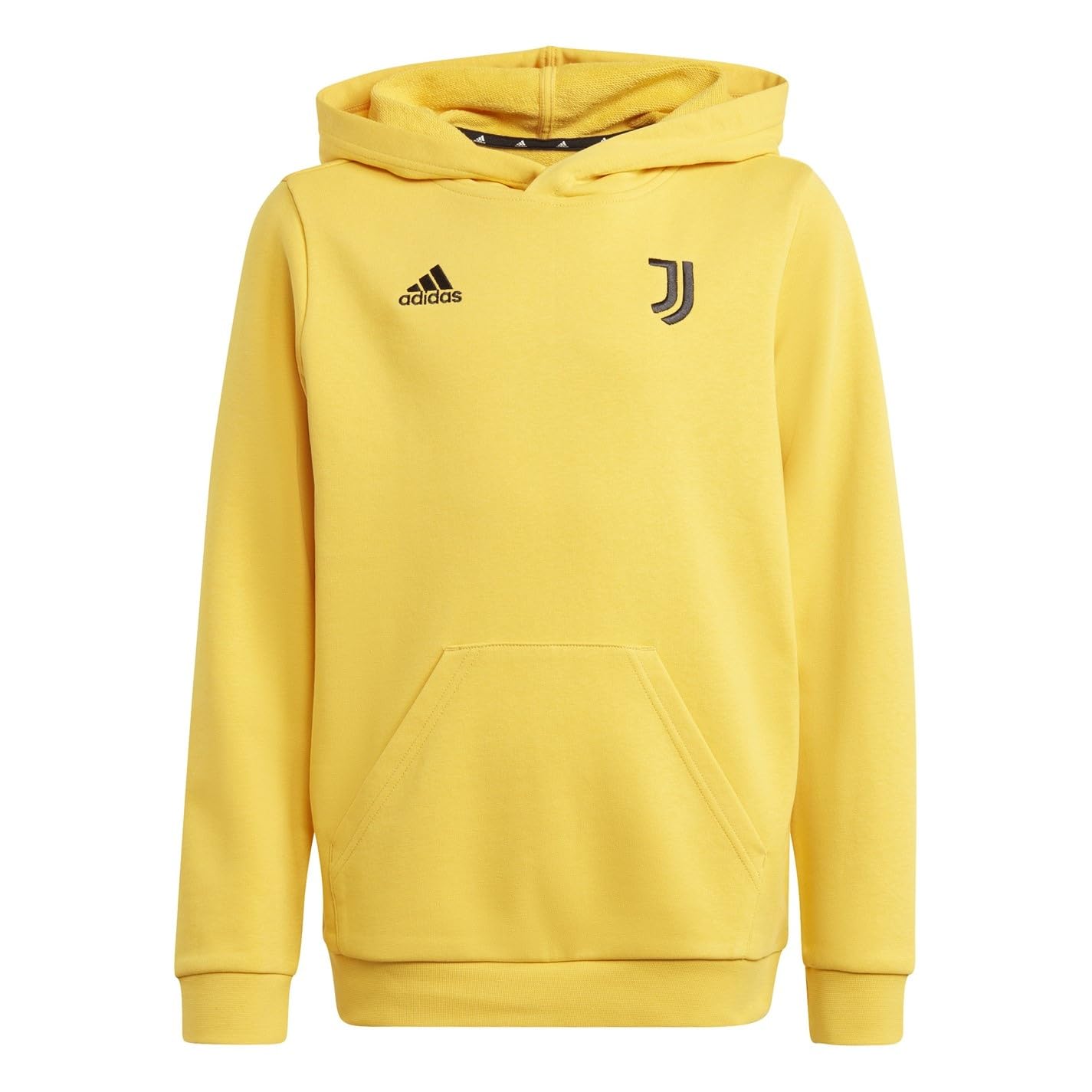 Adidas Bold Gold Kids Juventus Hoodie 24 25 Juniors Long Sleeve Cotton 7-8 Years