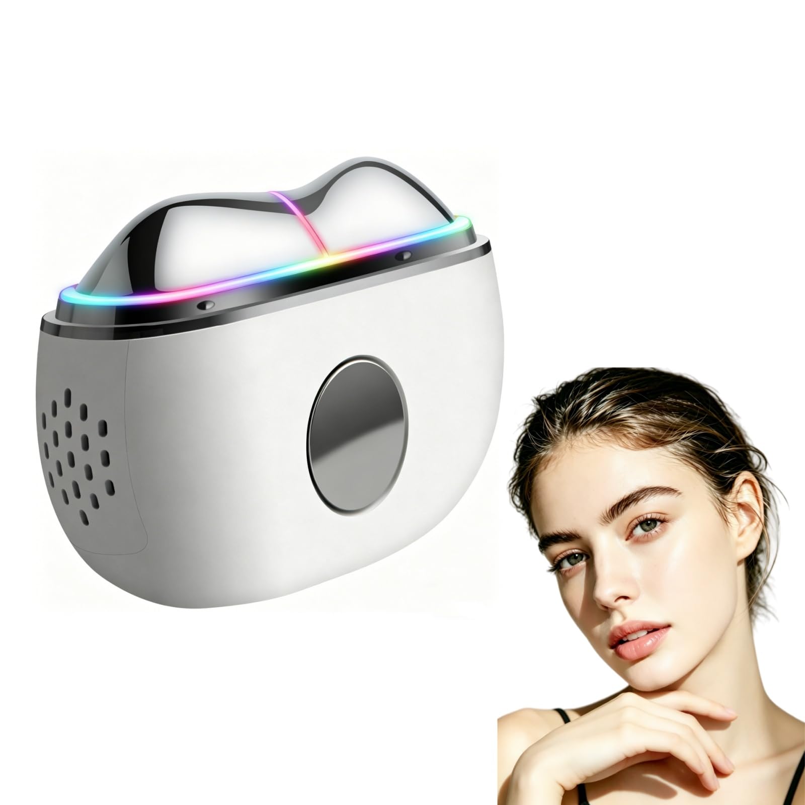 Electric Gua Sha Face Massager, 7-in-1 Red Light Therapy Facial Scraping