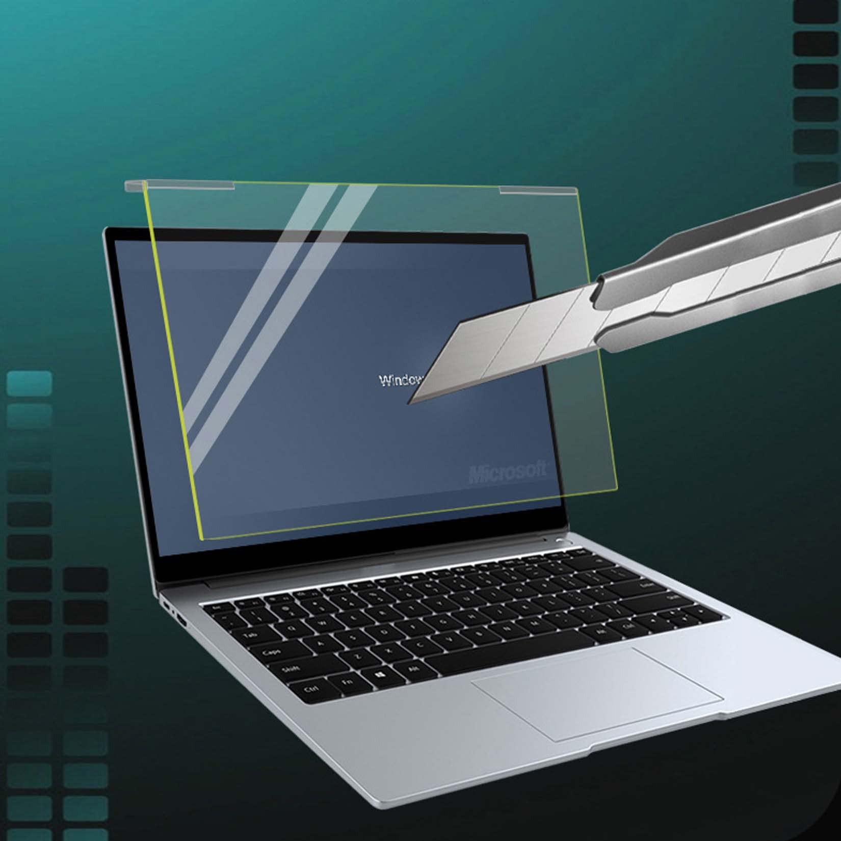 WLWLEO Laptop Displayschutzfolie für 15,6/17 Zoll Display Blaulicht-Sperrfilter, Augenermüdung lindern,Augenschutz, Abnehmbare hängende Acryl-Schutzfolie,17 inch