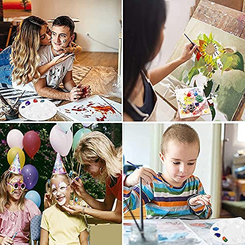 Key Life 150Pcs Plastic Paint Brushes Set Acrylic Paint Brushes Watercolor Brushes Colorful Detail Painting Kit Art Supplies For Kids Educational & Learning Activity, 170Mm #TOP6