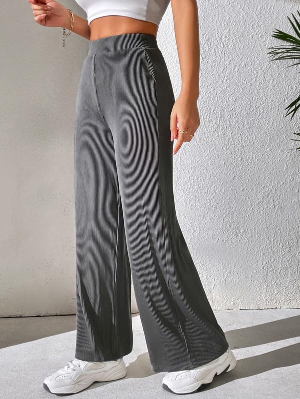 Image of DTR FASHION Women's Stretchable Solid Lining Cotton Blend Casual Trouser